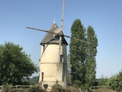 Willa Moulin A Vent Le Champ Du Trail Saint-Cyr-des-Gats Zewnętrze zdjęcie